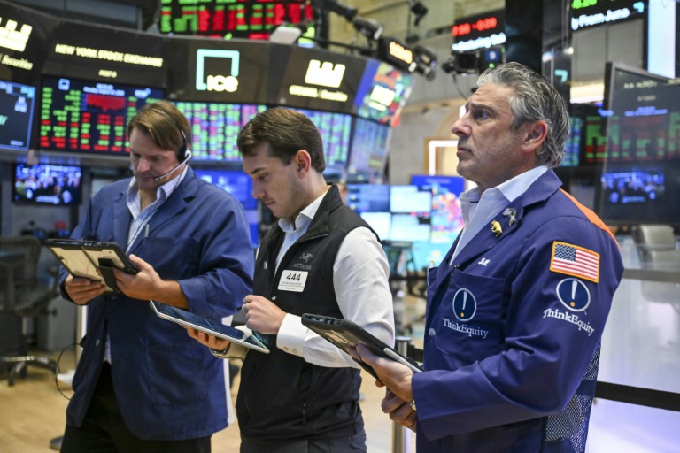 Des opérateurs à la Bourse de New York, le 24 août 2026