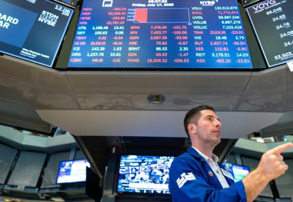A la Bourse de New York, le 17 juillet 2026