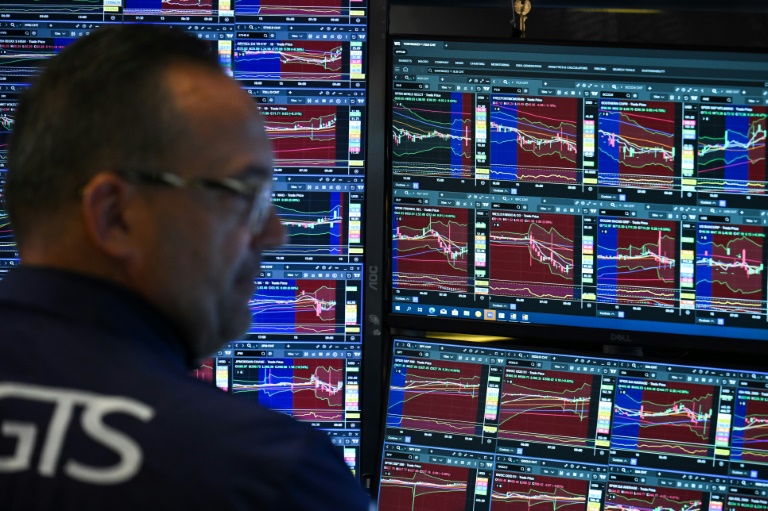 Un opérateur à la Bourse de New York, le 15 juillet 2025
