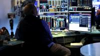 Un opérateur à la Bourse de New York, le 13 avril 2026