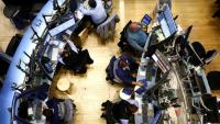 Des opérateurs à la Bourse de New York, le 28 septembre 2026