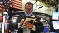 Un opérateur à la Bourse de New York, le 11 mai 2026