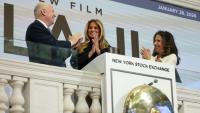 Melania Trump lance la séance de la Bourse de New York, le 28 janvier 2026