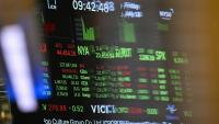 Un écran à la Bourse de New York, le 18 juillet 2025
