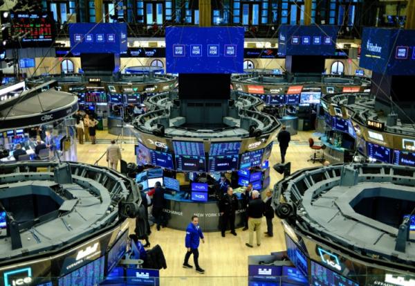 Le parquet de la Bourse de New York, le 16 décembre 2025