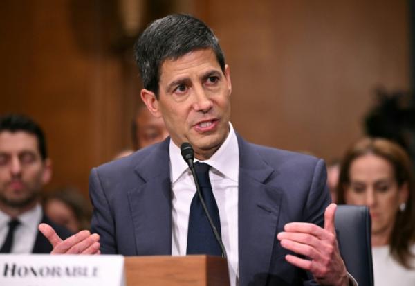Kevin Warsh, en audition au Sénat des Etats-Unis, le 21 avril 2026 à Washington
