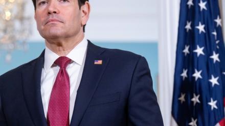 Le secrétaire d'Etat américain, Marco Rubio, le 7 avril 2026 à Washington