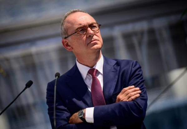 Xavier Piechaczyk, le 2 mai 2024 à Saint Nazaire aux Chantiers de l'Atlantique, en Loire-Atlantique