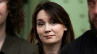 Ancienne patronne de la chaîne russe RT en France et chroniqueuse dans les médias de la galaxie Bolloré, dont CNews, Xenia Fedorova au Festival du Livre à Paris le 12 avril 2025