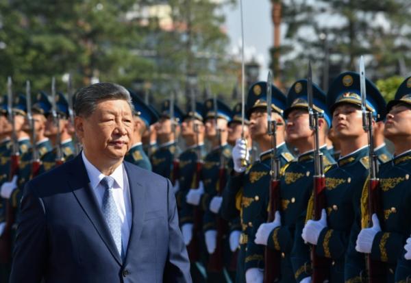 Le président chinois Xi Jinping à Bichkek, la capitale du Kirghizstan, le 31 août 2026