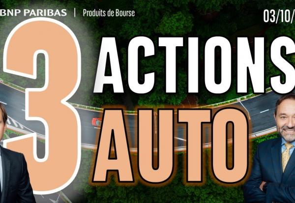 3 ACTIONS AUTO sur la grille de départ - 100 % Marchés -  03/10/2025