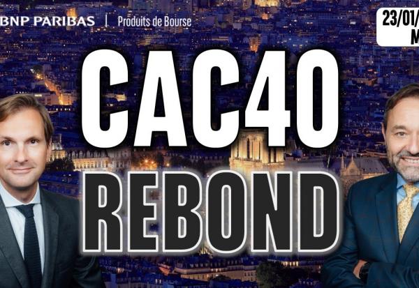 CAC40 : rebond poussif - 100 % Marchés - 23/01/2026 - M