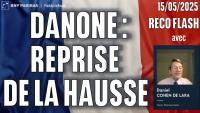 DANONE : Reprise de la hausse - 100 % Marchés