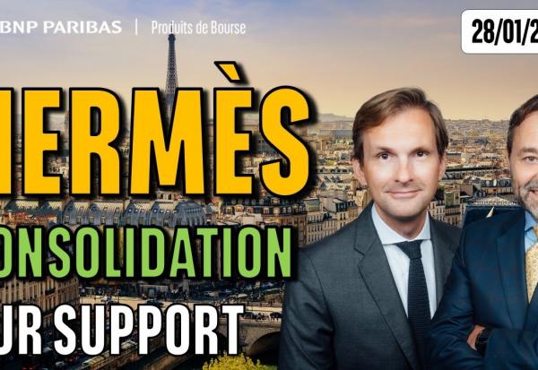 HERMES : Consolidation sur support - 100 % Marchés - 28/01/2026