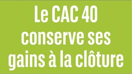 Le CAC 40 conserve ses gains à la clôture - 100% Marchés - soir - 15/02/24