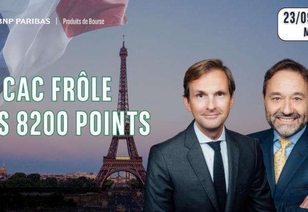Le CAC frôle les 8200 points - 100 % Marchés - 23/09/26 - M