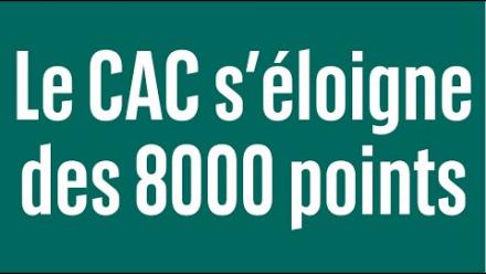 Le CAC s’éloigne des 8000 points  - 100% Marchés - soir - 26/02/24