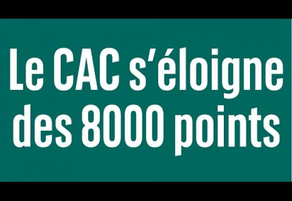 Le CAC s’éloigne des 8000 points  - 100% Marchés - soir - 26/02/24