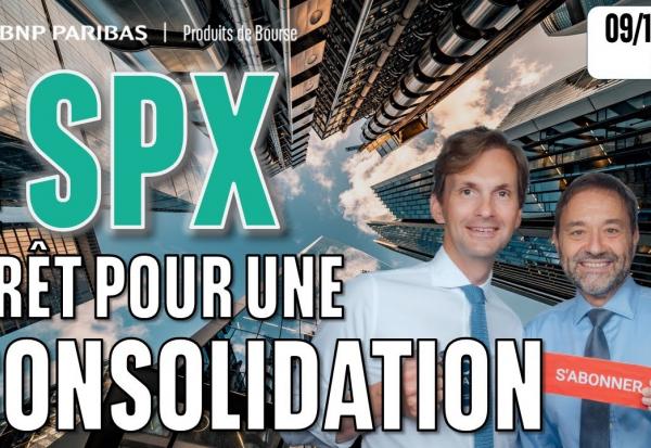 Le S&P500 prêt pour une CONSOLIDATION - 100 % Marchés -  09/10/2025 - S