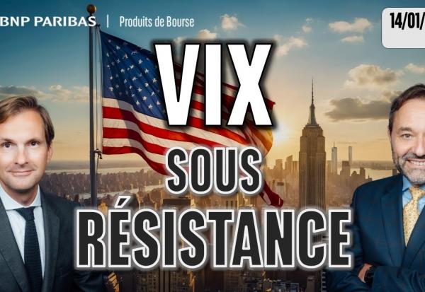 Le VIX sous résistance - 100 % Marchés - 14/01/2025 - S