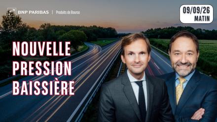 Nouvelle pression baissière - 100% Marchés - 09/09/2026 - M