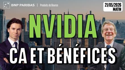 NVIDIA dépasse les attentes - 100 % Marchés - 21/05/2026 - M