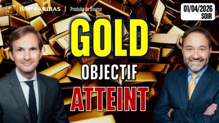 Objectif atteint sur le gold - 100 % Marchés - 01/04/2026 - S