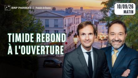 Timide rebond à l'ouverture - 100% Marchés - 10/09/2026 - M