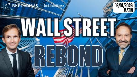Wall Street : les indices rebondissent - 100 % Marchés - 16/01/2026 - M