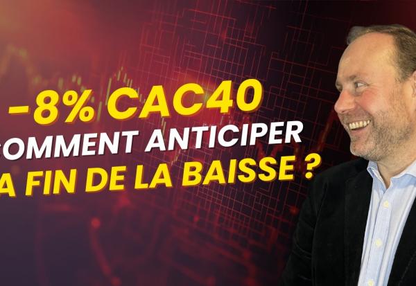 -8% sur le CAC40 : Comment savoir quand le marché a FINI de baisser ?