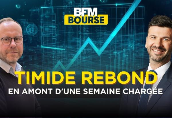 Timide rebond en amont d'une semaine chargée