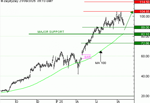 Achat du Turbo infini Best CALL SIEMENS ENERGY FX02V à 2,17  EUR