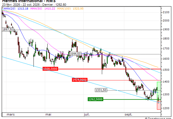 Hermès International : Reprise du warrant Call DM92V (DM92V)